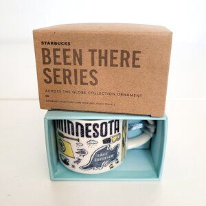 Starbucks Minnesota USA You Are Here YAH Mini Coffee Mug Ornament - NEW